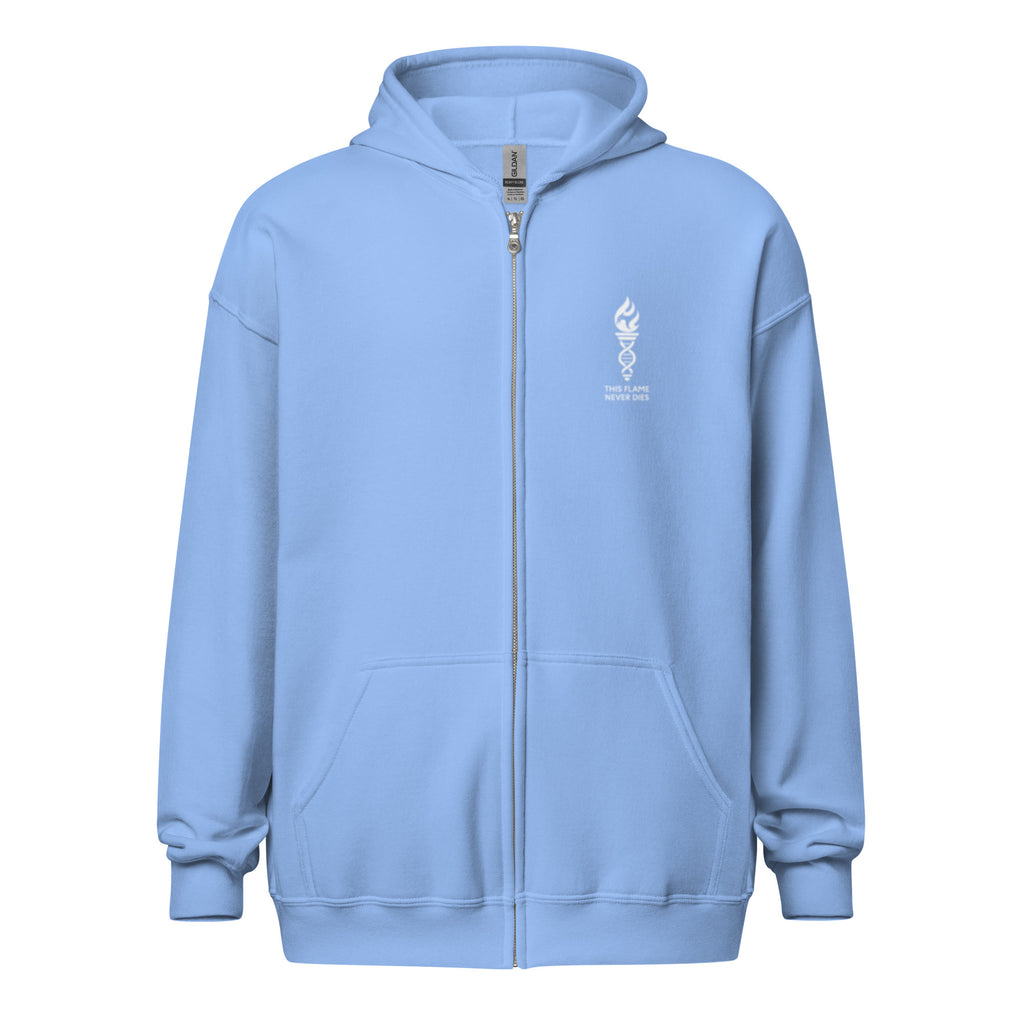 LFC This Flame Never Dies Zip Hoodie-Prism and Ink