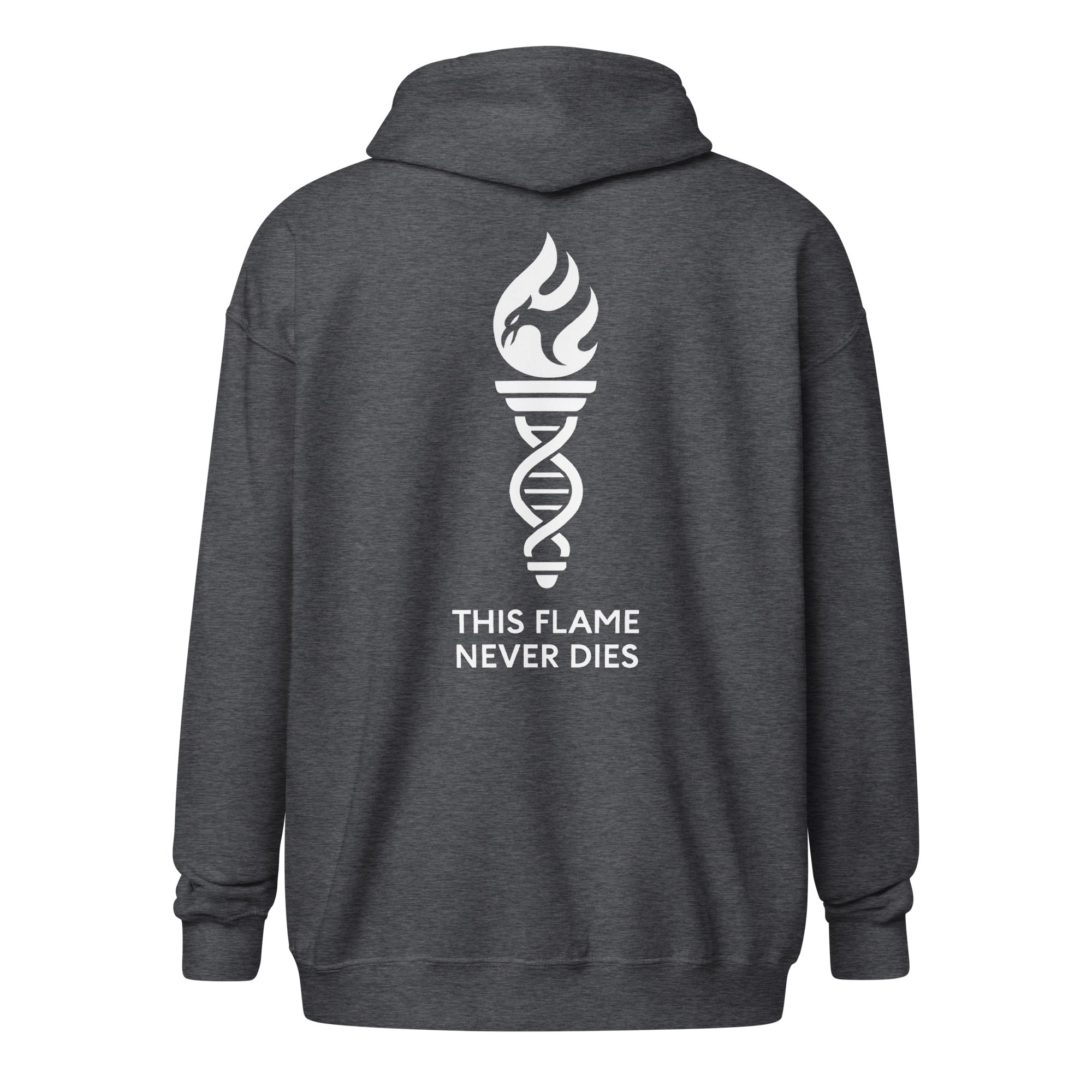 LFC This Flame Never Dies Zip Hoodie-Prism and Ink