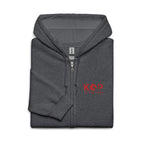 LFC Kop To The Core Zip Hoodie-Prism and Ink