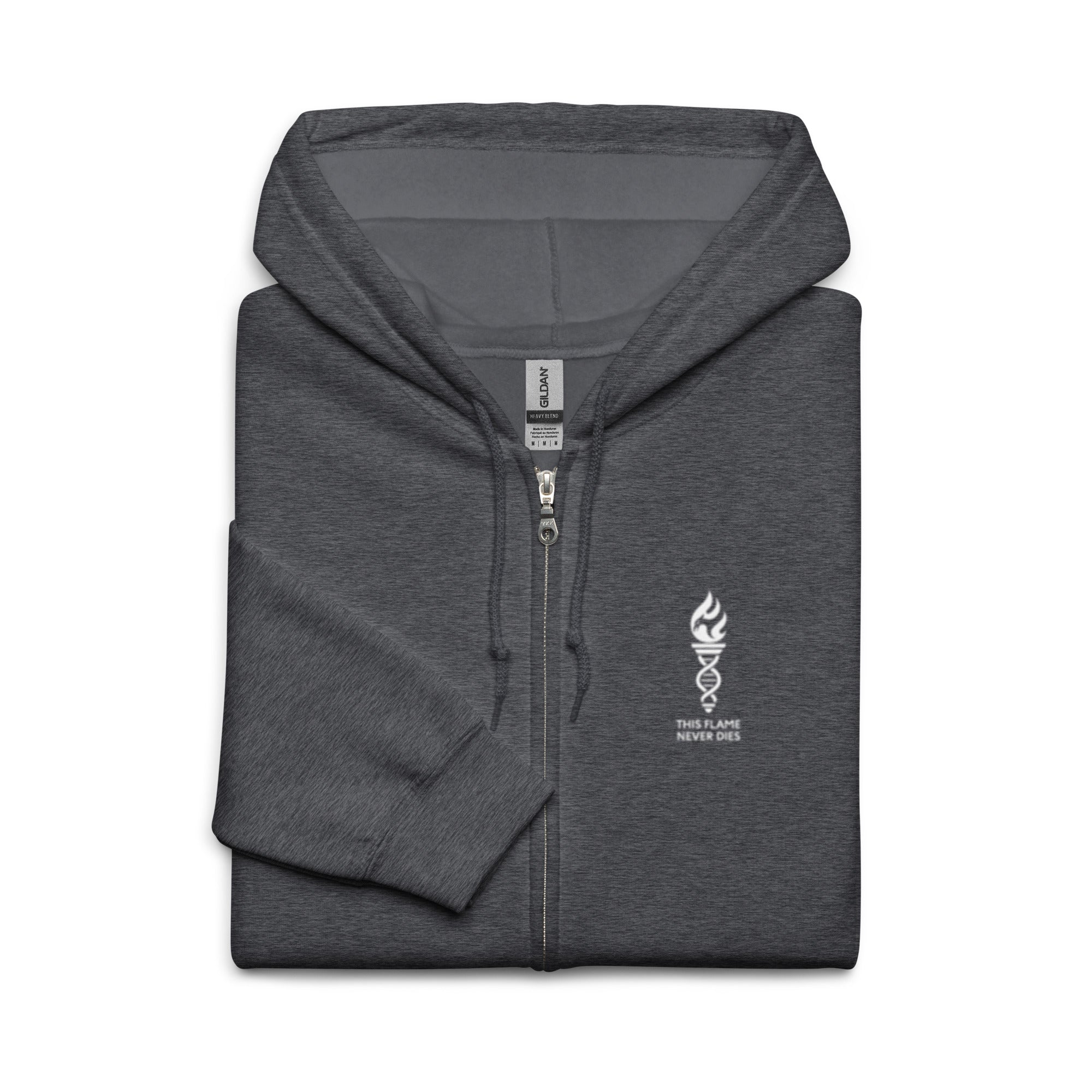 LFC This Flame Never Dies Zip Hoodie-Prism and Ink