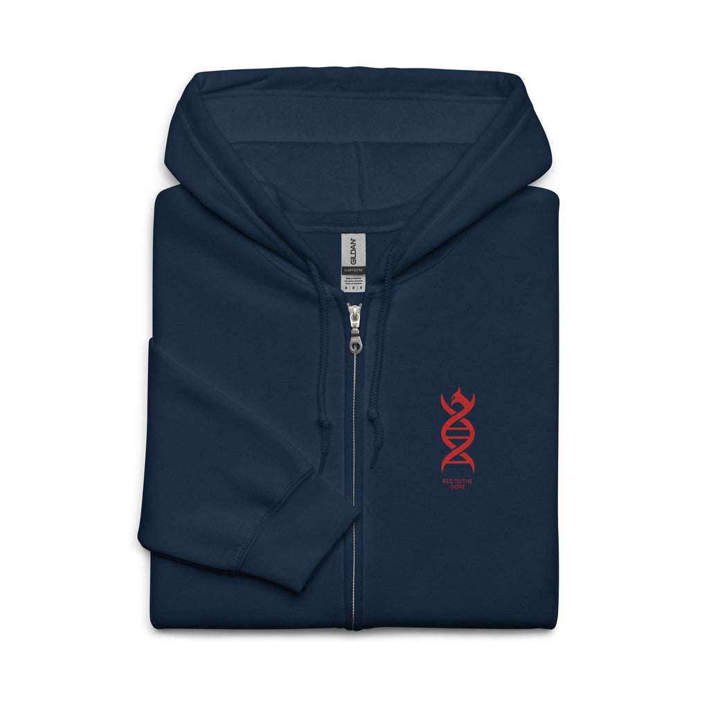LFC Red To The Core DNA Zip Hoodie-Prism and Ink