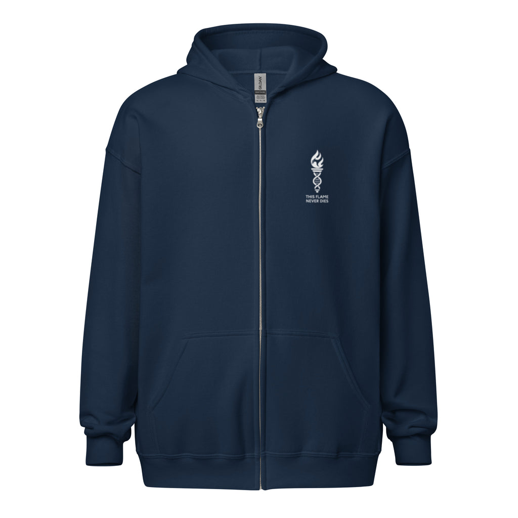 LFC This Flame Never Dies Zip Hoodie-Prism and Ink