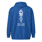 LFC This Flame Never Dies Zip Hoodie-Prism and Ink