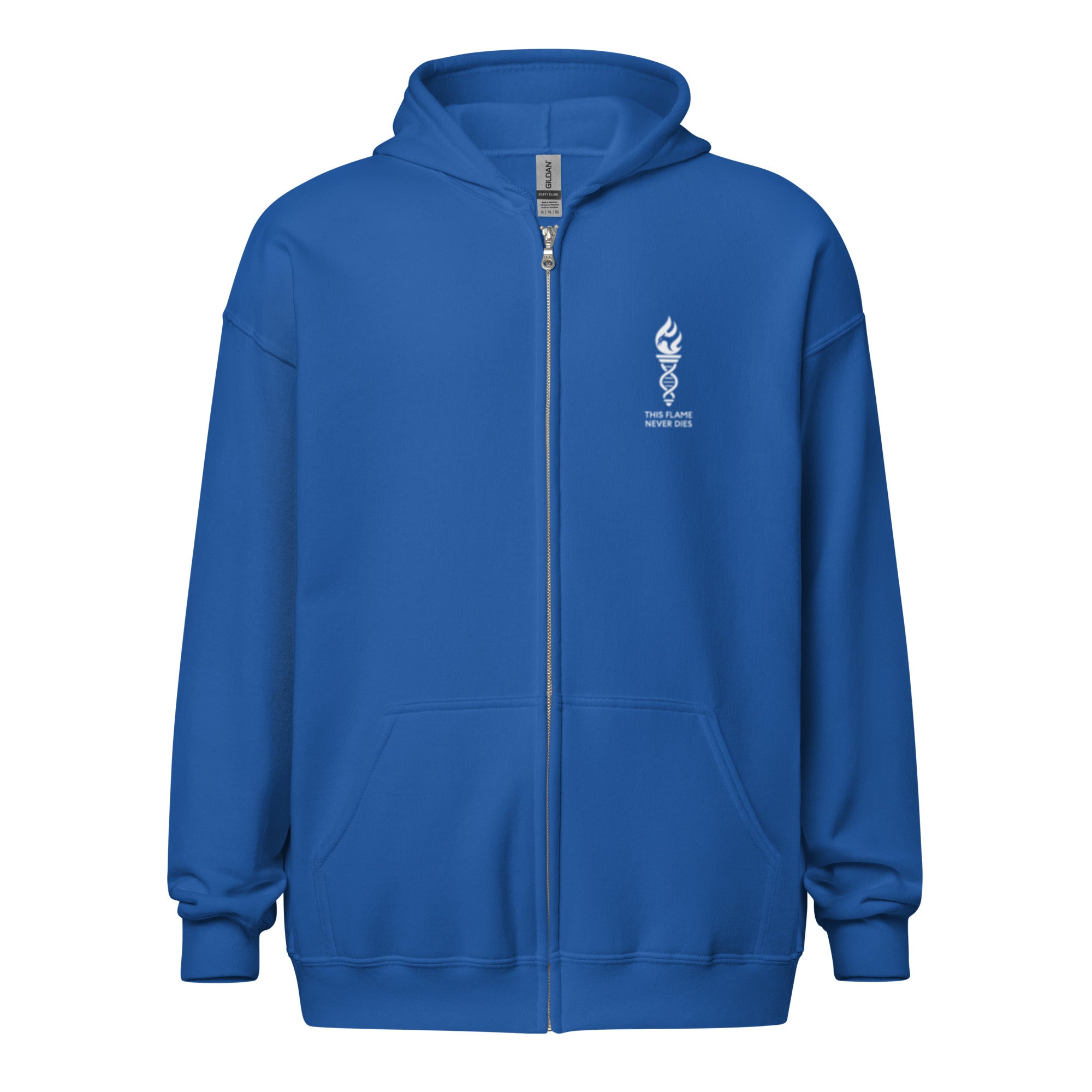 LFC This Flame Never Dies Zip Hoodie-Prism and Ink