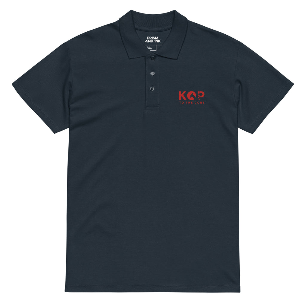 LFC Kop To The Core Polo Shirt-Prism and Ink