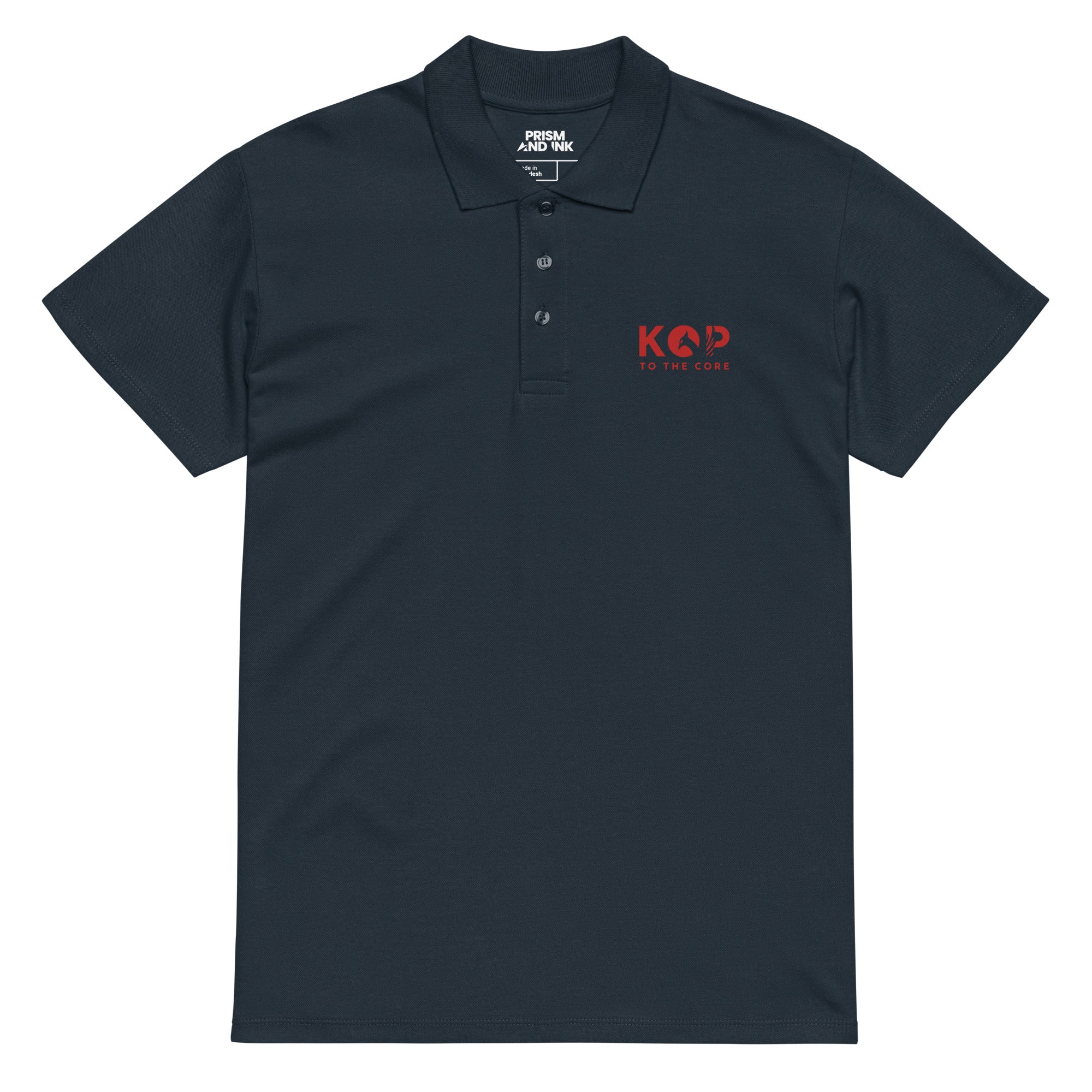 LFC Kop To The Core Polo Shirt-Prism and Ink