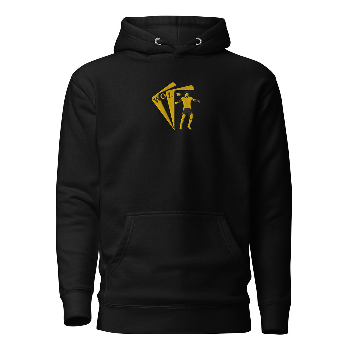 Rúben Neves Inspired Wolves King Embroidered Football Hoodie