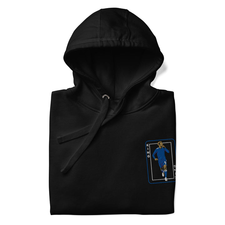 Jamie Vardy Inspired Leicester City King Embroidered Football Hoodie