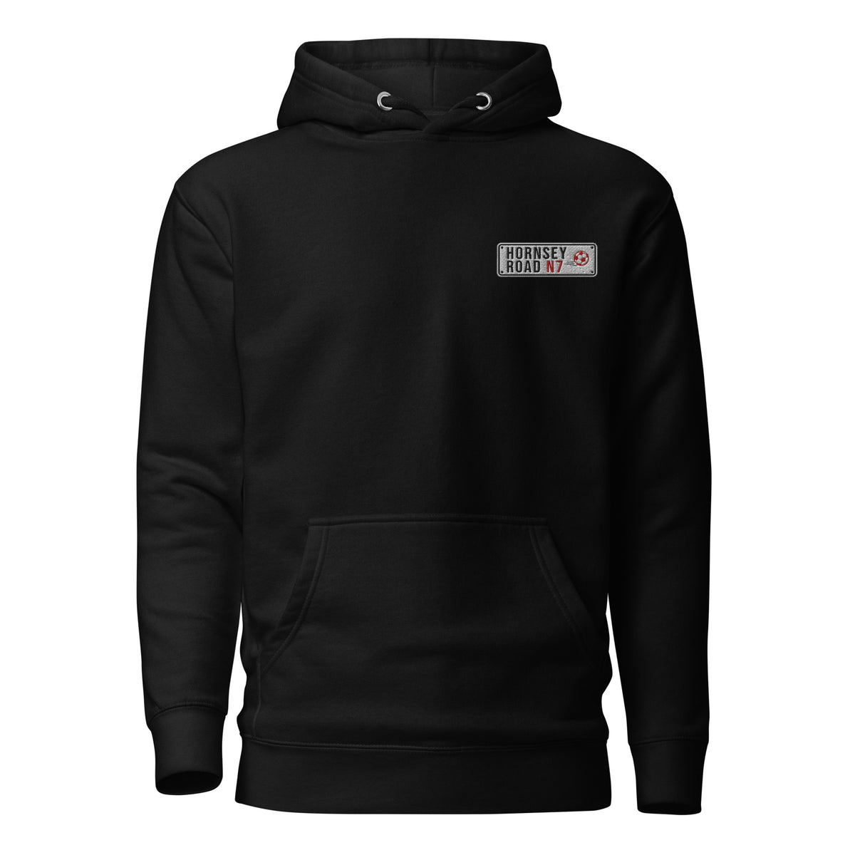 Arsenal Street Sign Embroidered Football Hoodie