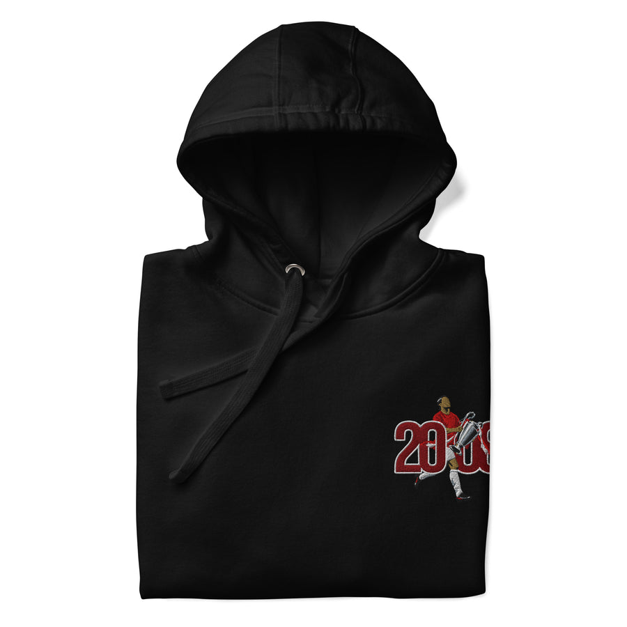 Cristiano Ronaldo — 2008 European Champions Manchester United Inspired Embroidered Football Hoodie