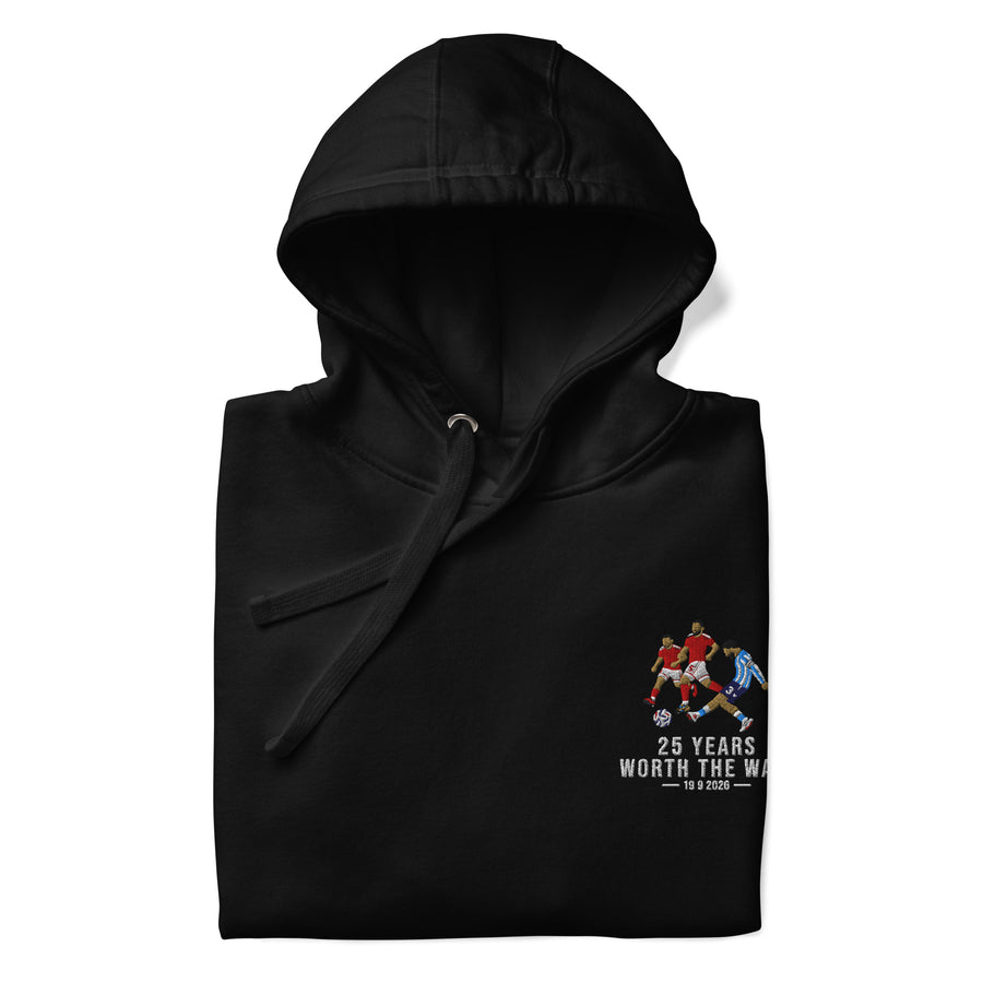 Coventry City — 25 Years Worth the Wait Embroidered Football Hoodie