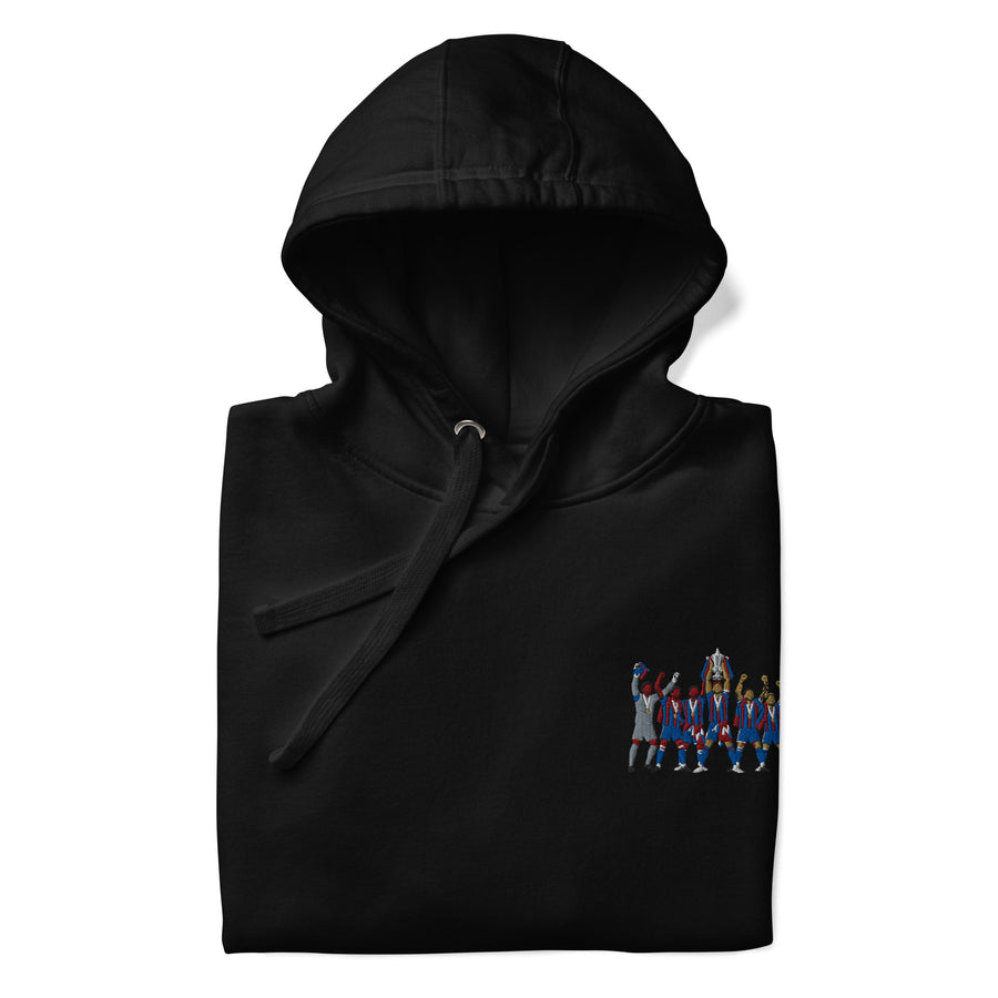 Crystal Palace 2025 FA Cup Champions Embroidered Football Hoodie