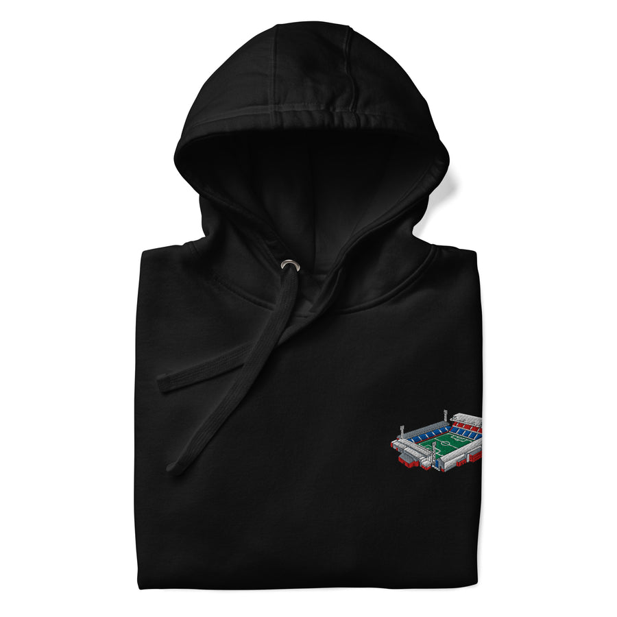 Selhurst Park Inspired Crystal Palace Embroidered Football Hoodie