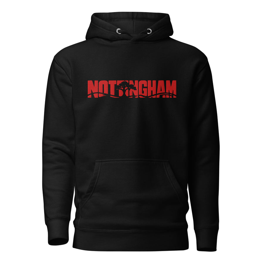 Nottingham — City Identity Embroidered Football Hoodie