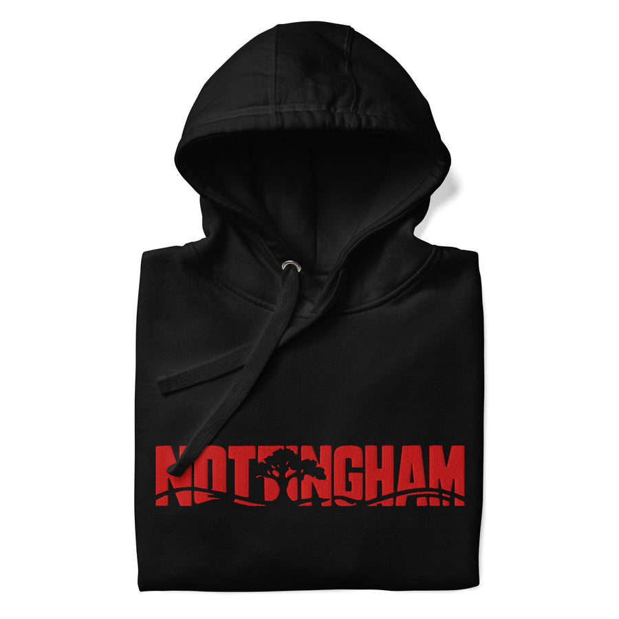 Nottingham — City Identity Embroidered Football Hoodie