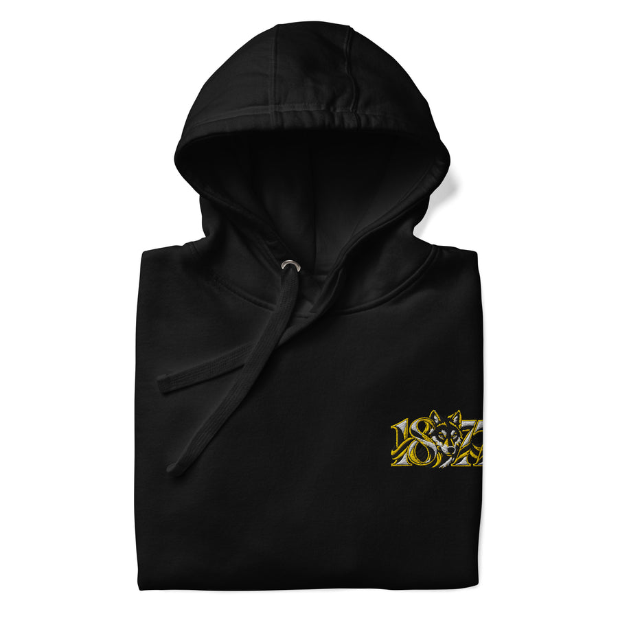 Wolverhampton Wanderers 1877 Heritage Wolf Embroidered Football Hoodie