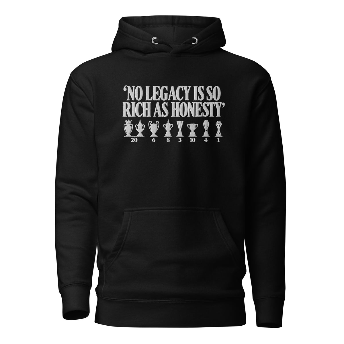 Liverpool No Legacy Is So Rich As Honesty Embroidered Football Hoodie