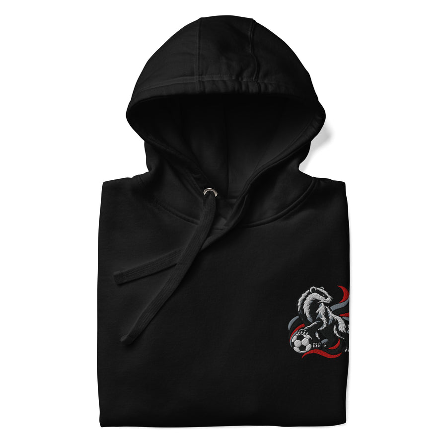 Cottagers Badger Inspired Embroidered Football Hoodie