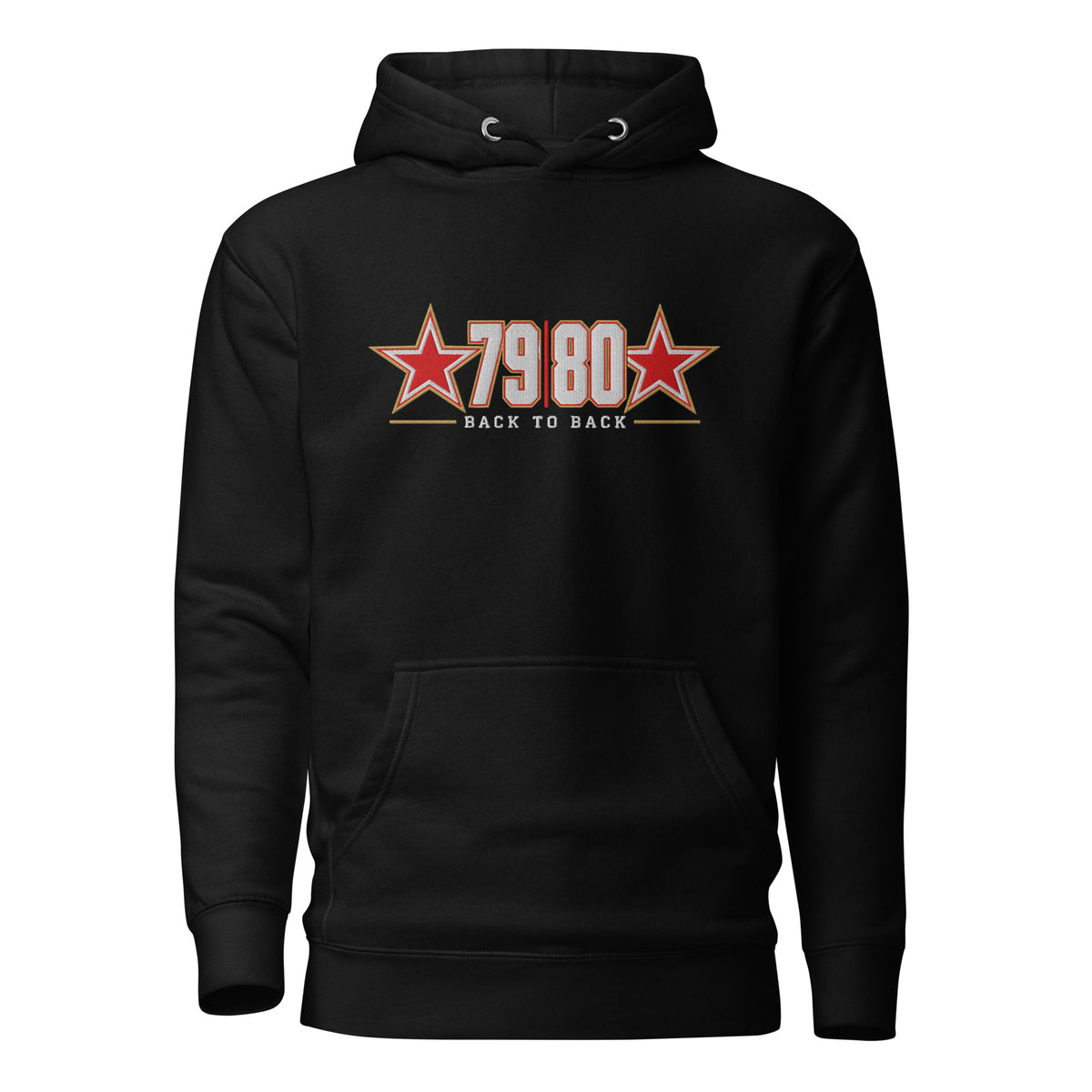 Nottingham 79/80 Double European Glory Embroidered Football Hoodie