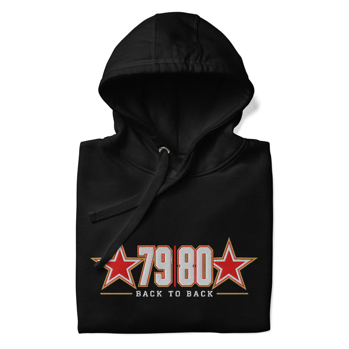 Nottingham 79/80 Double European Glory Embroidered Football Hoodie