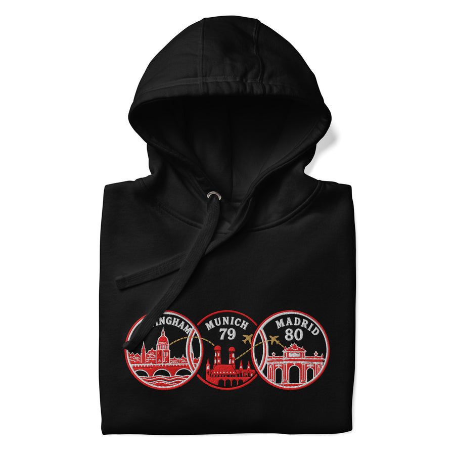 Nottingham Road to European Glory 1979–1980 Inspired Football Hoodie