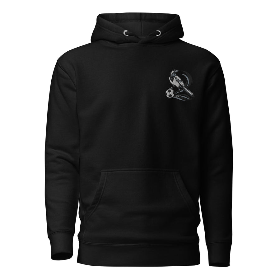 Geordie Magpie Inspired Embroidered Football Hoodie