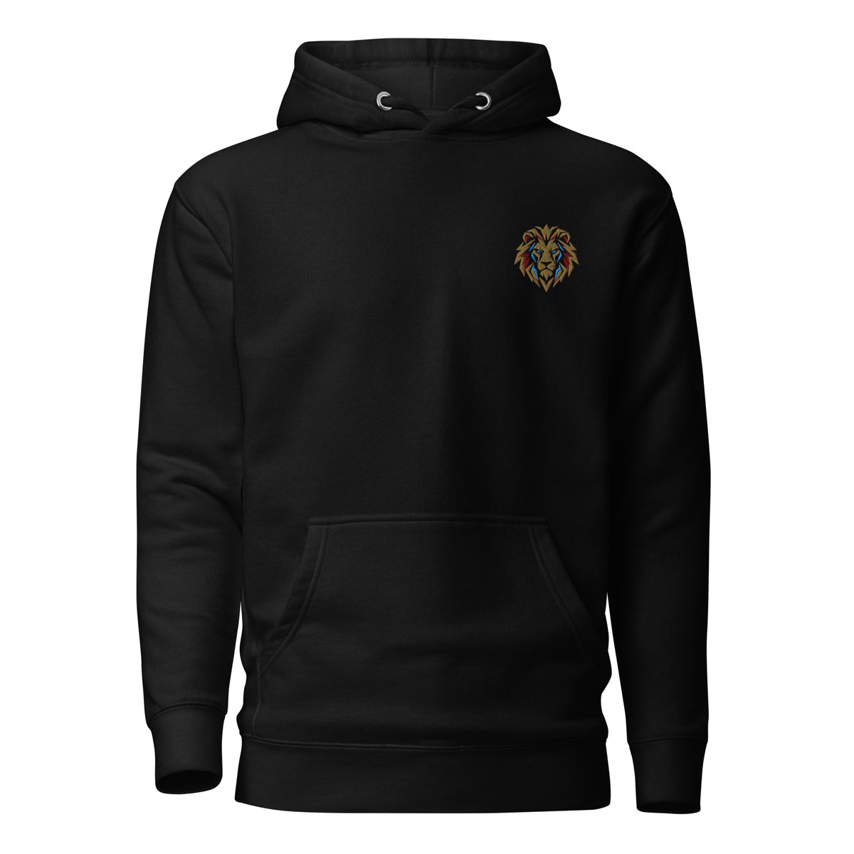 Aston Villa Inspired Geometric Lion Football Hoodie
