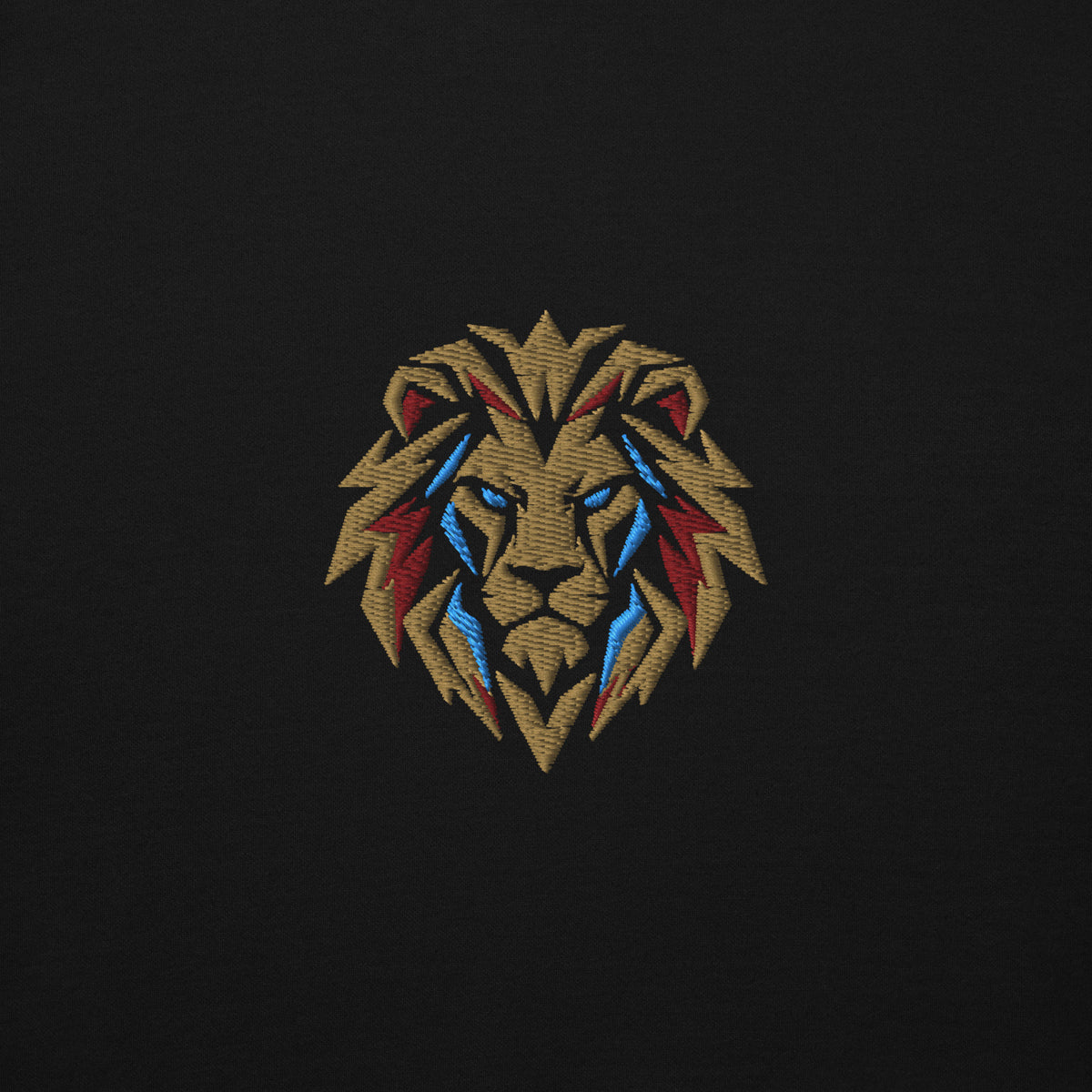 Aston Villa Inspired Geometric Lion Football Hoodie
