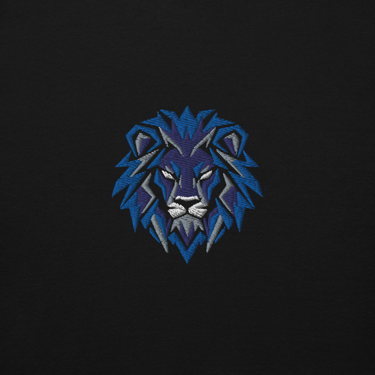 Chelsea Inspired Geometric Lion Football Hoodie