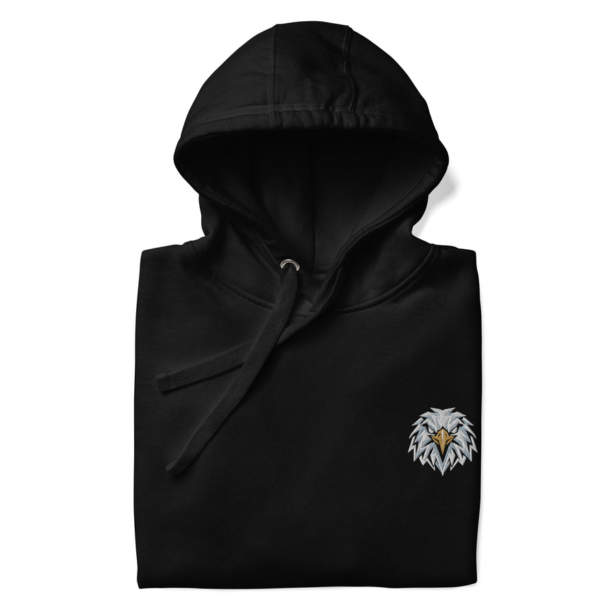 Crystal Palace Inspired Geometric Eagle Football Hoodie
