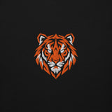 Black Hull City inspired geometric tiger football hoodie