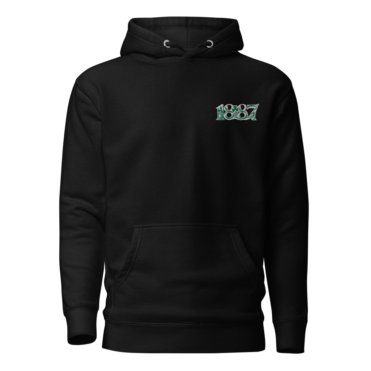Celtic 1887 Founding Year Inspired Embroidered Football Hoodie