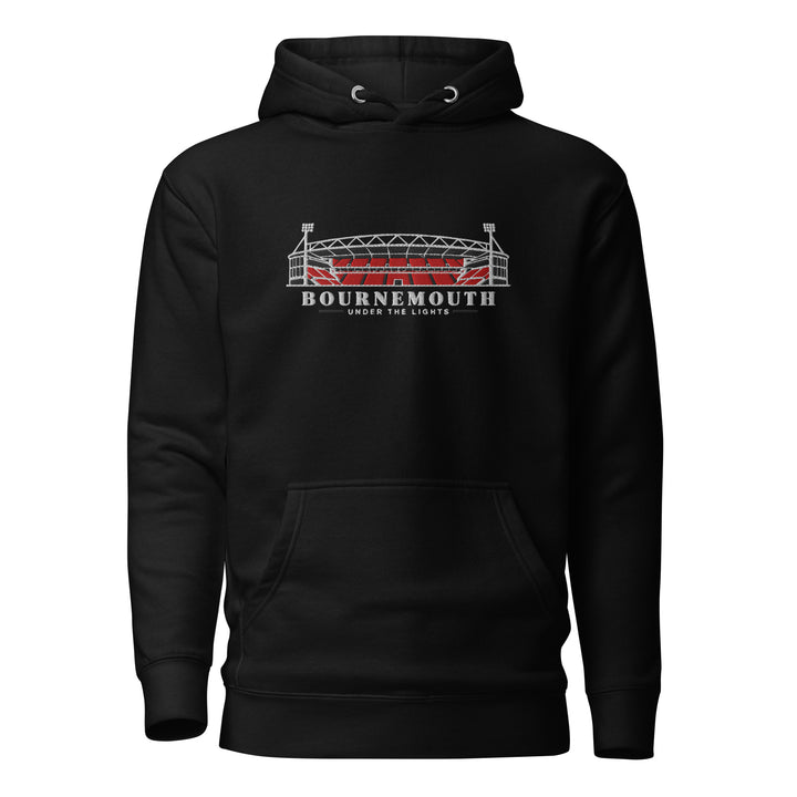 Bournemouth Inspired Under The Lights Embroidered Football Hoodie