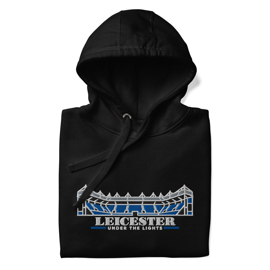Leicester City Inspired Under The Lights Embroidered Football Hoodie