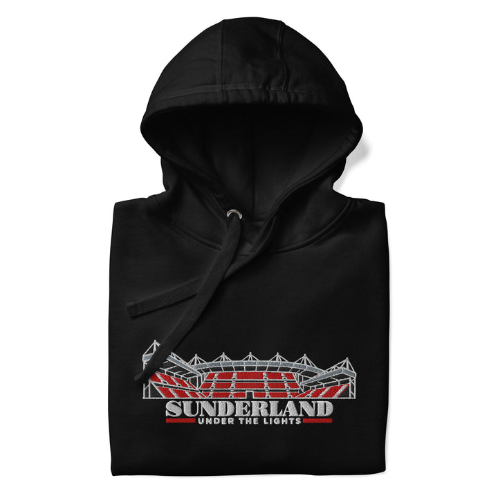 Sunderland Inspired Under The Lights Embroidered Football Hoodie