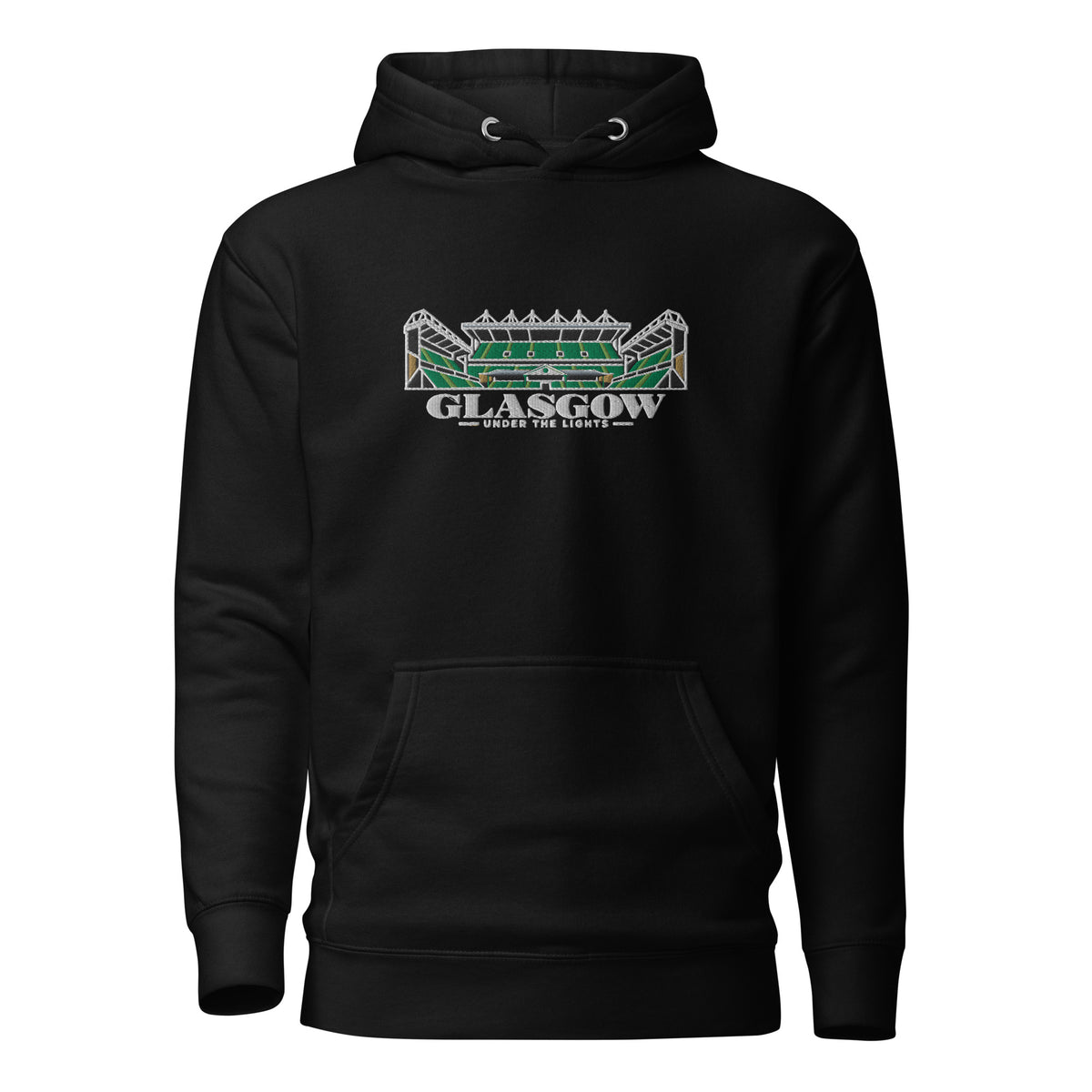 Celtic Inspired Under The Lights Embroidered Football Hoodie