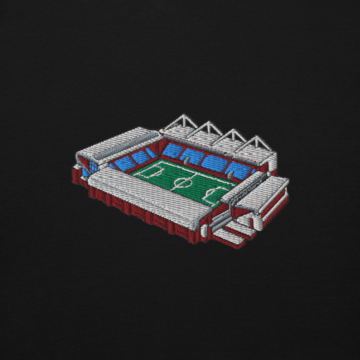 Villa Park Aston Villa Hoodie, black front view