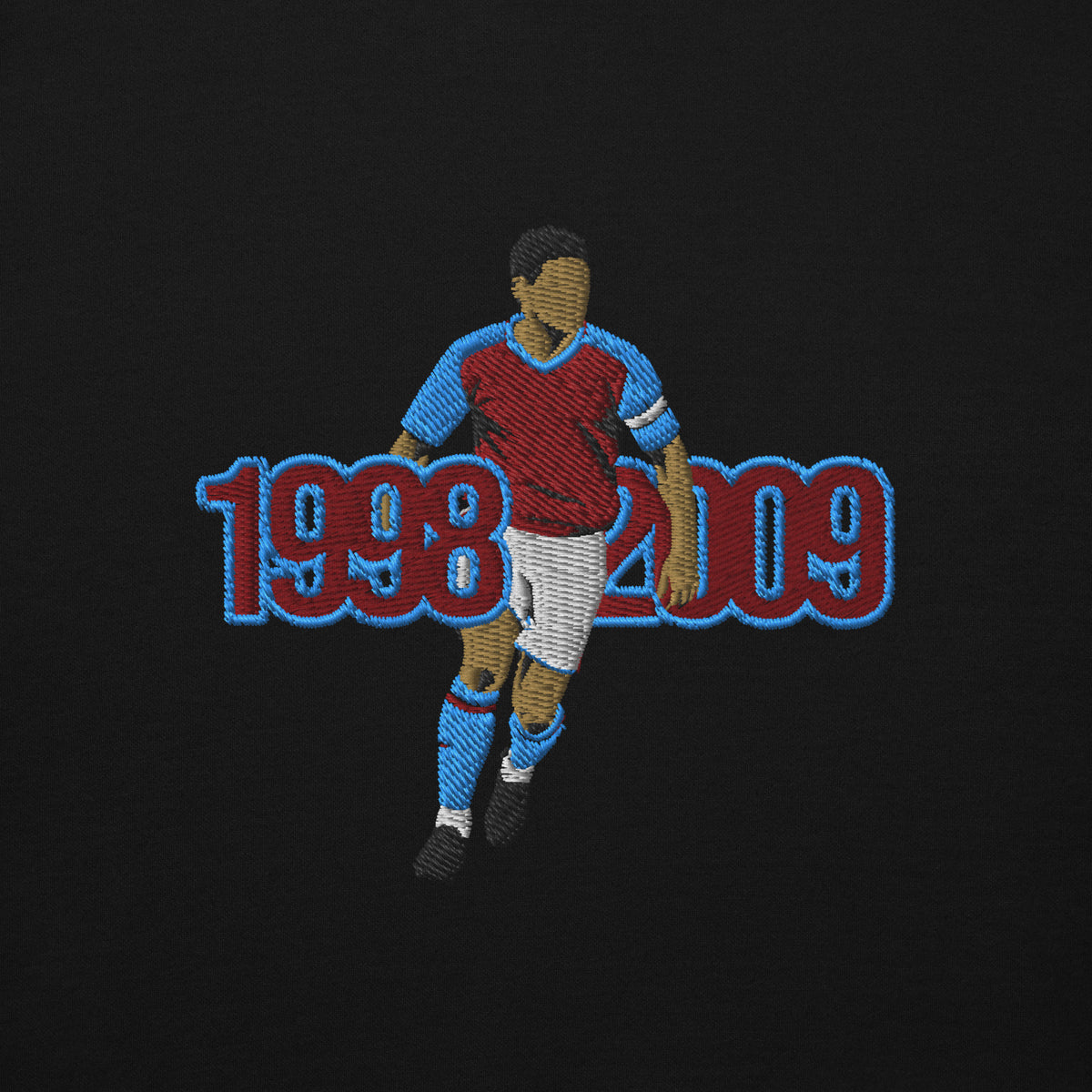 The Class of the 00s — Gareth Barry Aston Villa Hoodie, black front view