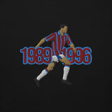 The Class of the 90s — Paul McGrath Aston Villa Hoodie, black front view
