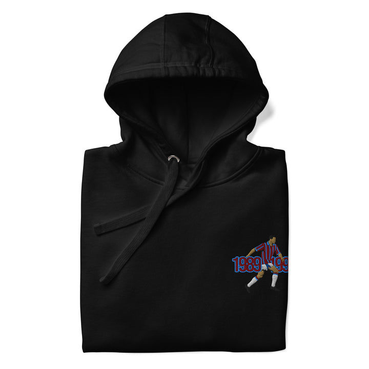 The Class of the 90s — Paul McGrath Inspired Aston Villa Embroidered Football Hoodie