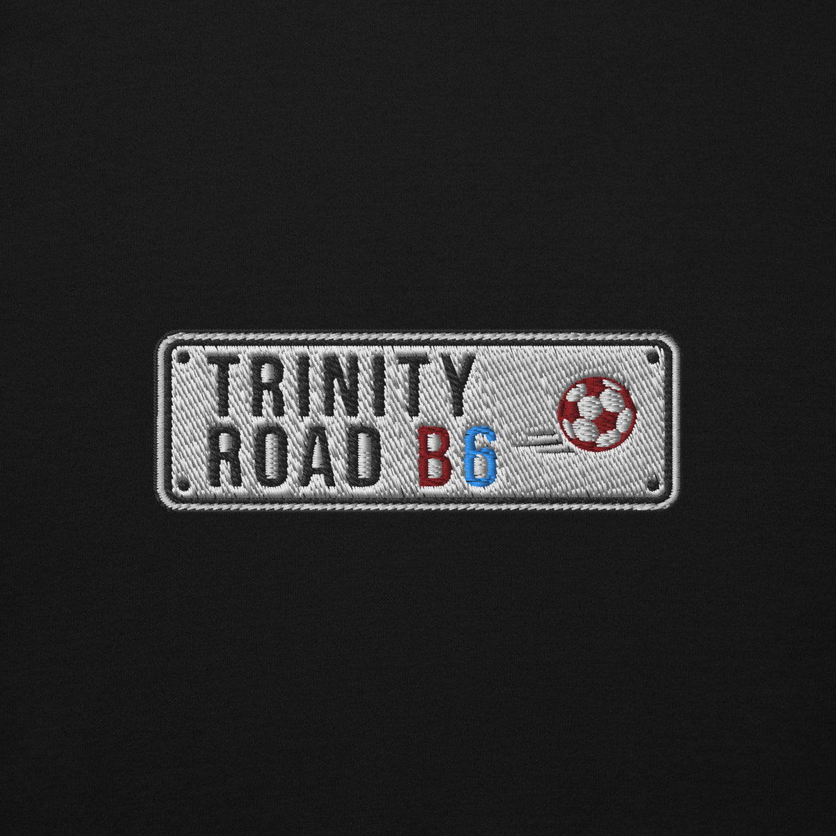 Aston Villa Street Sign Hoodie, black front view