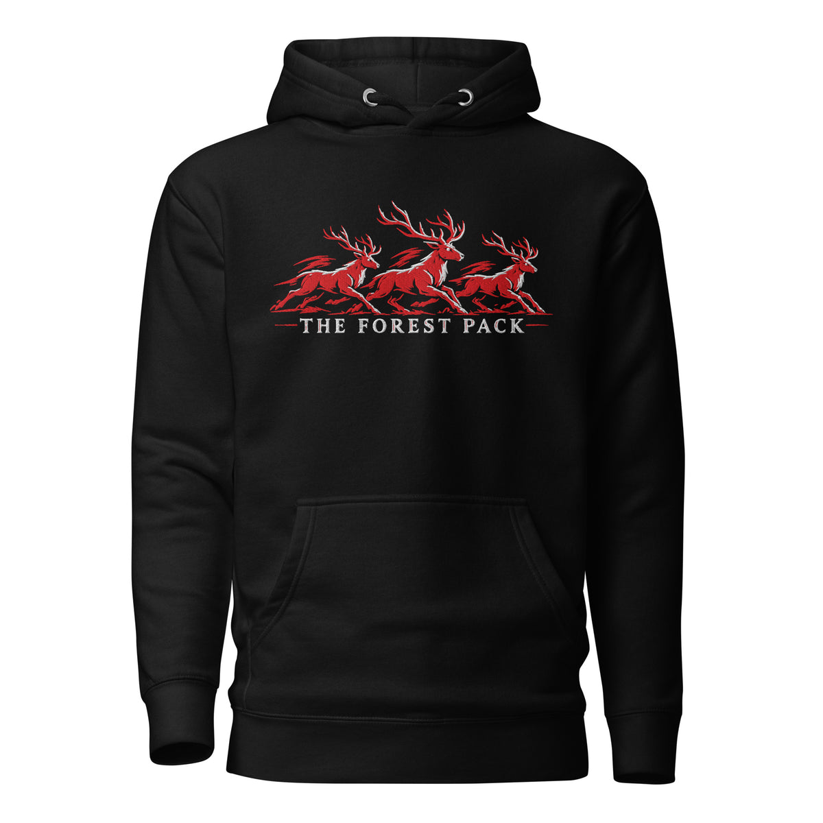 Nottingham Forest Inspired The Forest Pack Embroidered Football Hoodie