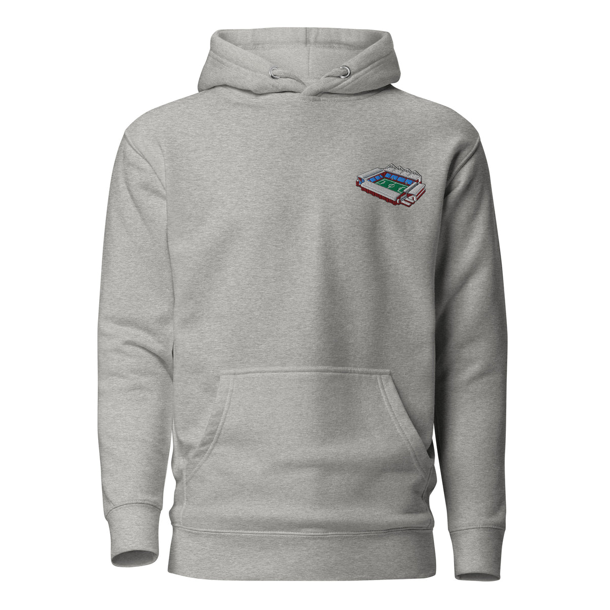 Villa Park Aston Villa Hoodie, grey front view
