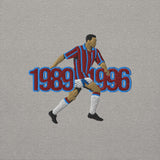 The Class of the 90s — Paul McGrath Aston Villa Hoodie, grey front view