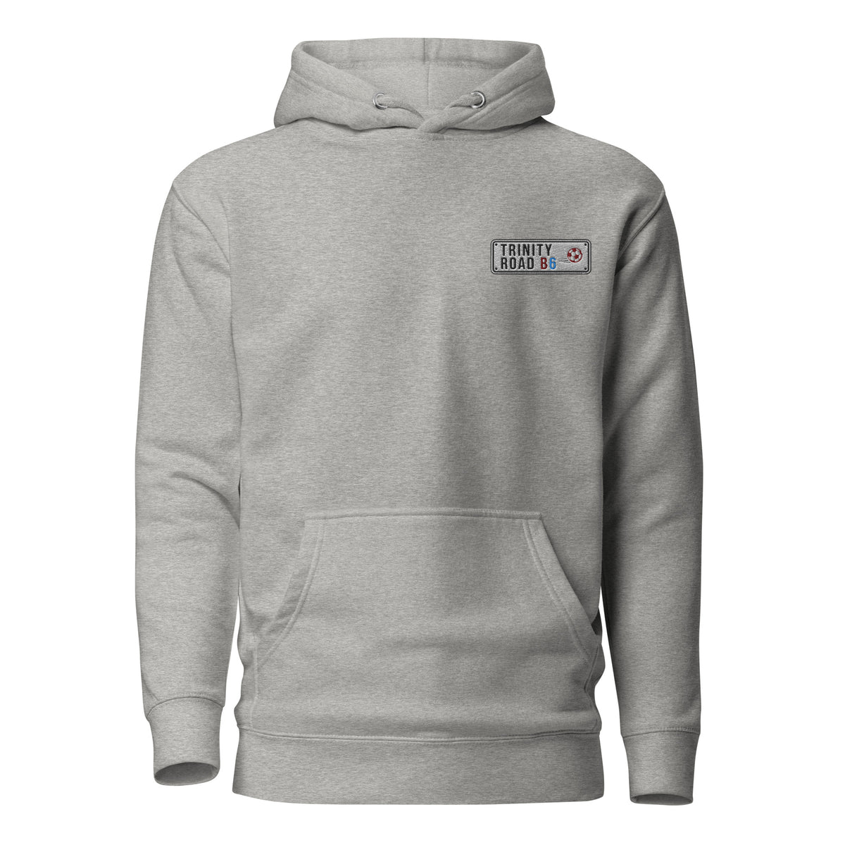 Aston Villa Street Sign Hoodie, grey front view