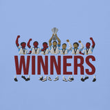 Aston Villa Inspired European Cup Champions Hoodie, blue front view