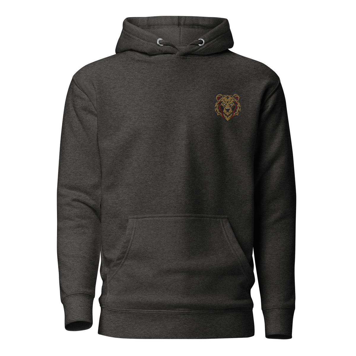 Bournemouth Inspired Geometric Bear Embroidered Football Hoodie