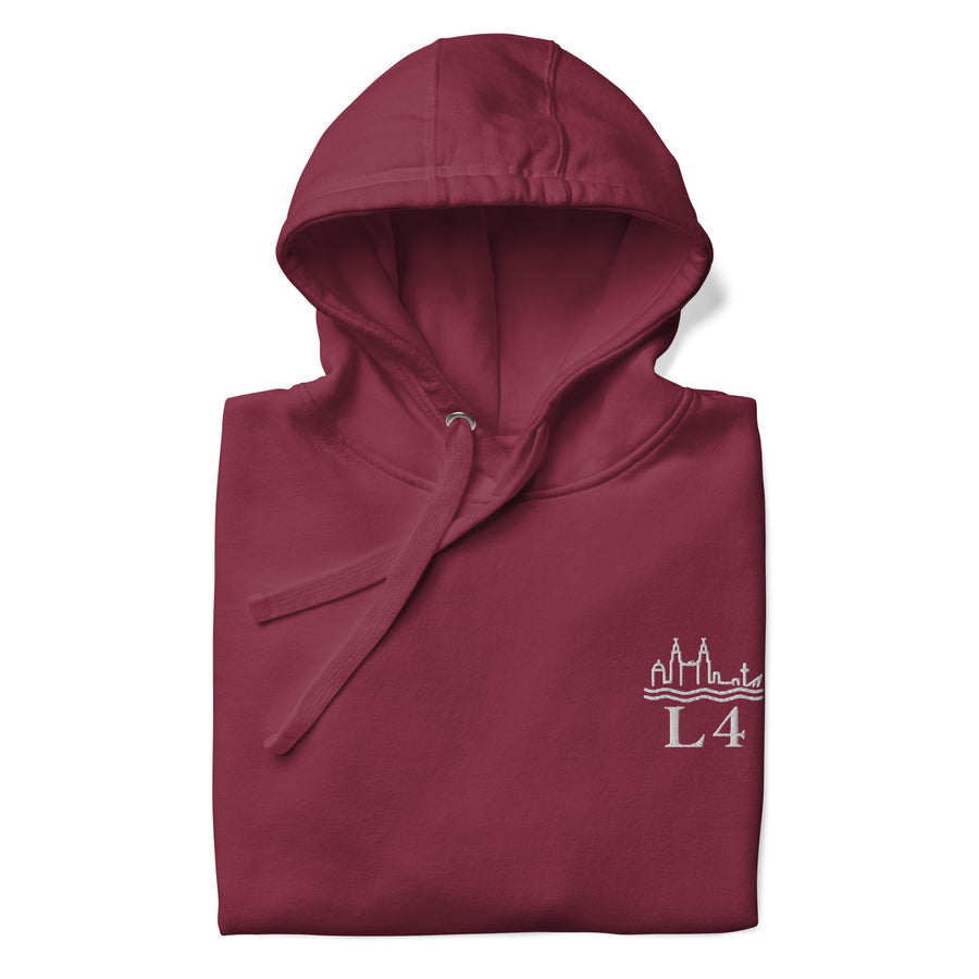 Liverpool Postcode Embroidered Football Hoodie