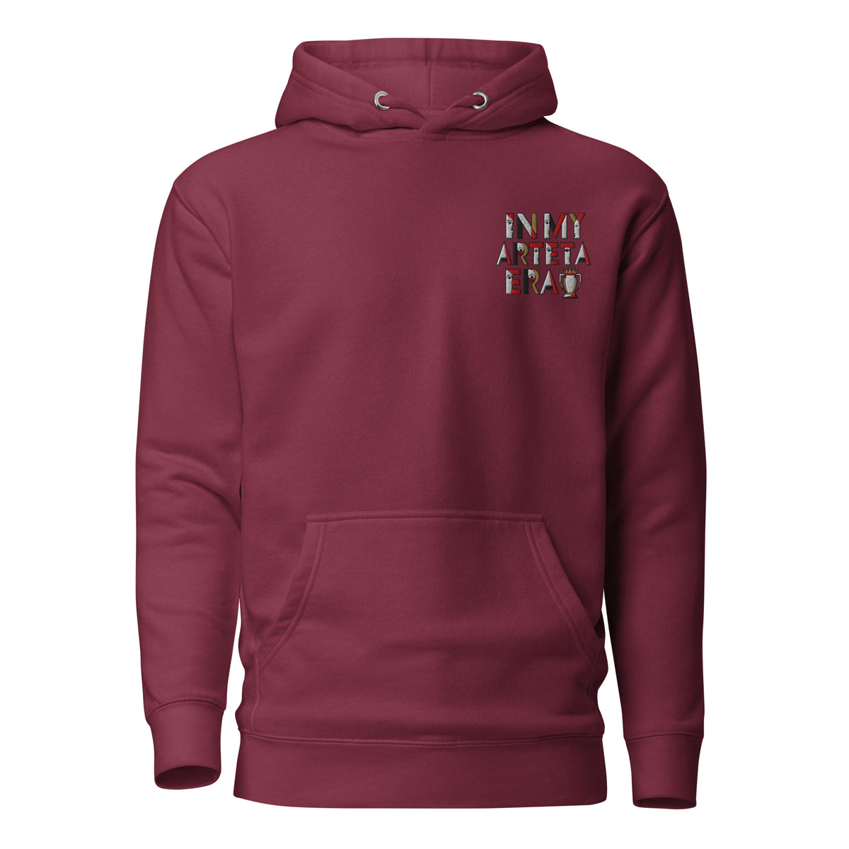 Mikel Arteta Inspired Arsenal New Era Embroidered Football Hoodie
