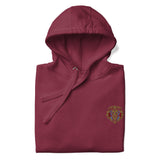 Aston Villa Inspired Geometric Lion Football Hoodie